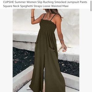 Cupshe Green Romper/Jumpsuit
